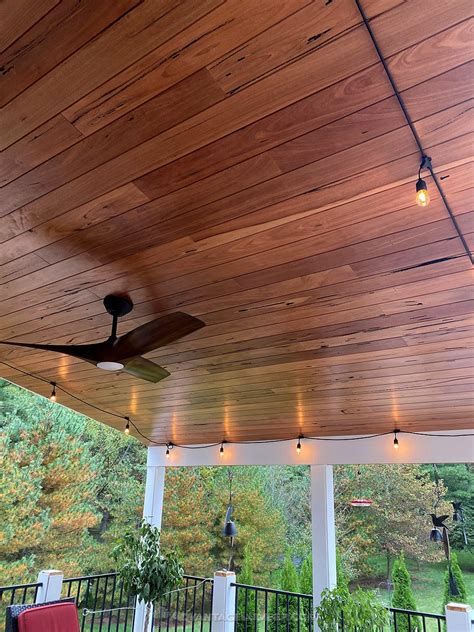 Tongue And Groove Pine Porch Ceiling Shelly Lighting