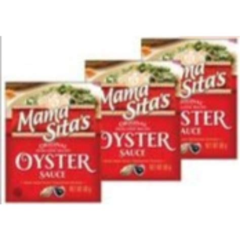 Mama Sitas Oyster Sauce 3 Pieces X 60g Shopee Philippines