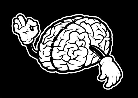 Cartoon Brain 539425 Vector Art at Vecteezy