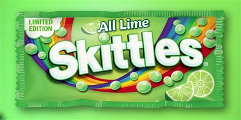 Skittles Just Unveiled A New Pack That Only Consists Of The Lime Flavor