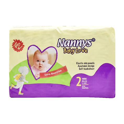 Nannys Baby Love Diapers No 2 Mini Plus 4 6 Kg 50 Pieces