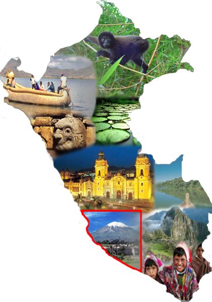 Mapa Turistico Travel Most Visited Peru