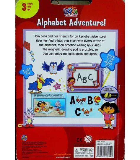 Dora Alphabet Adventure Storybook Simon Spotlightnickelodeon