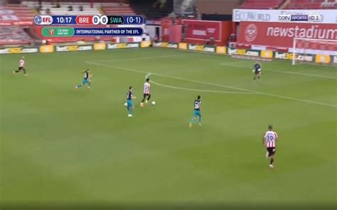 First half ends, brentford 1, swansea city 0. Video: Ollie Watkins scores to draw Brentford level vs Swansea