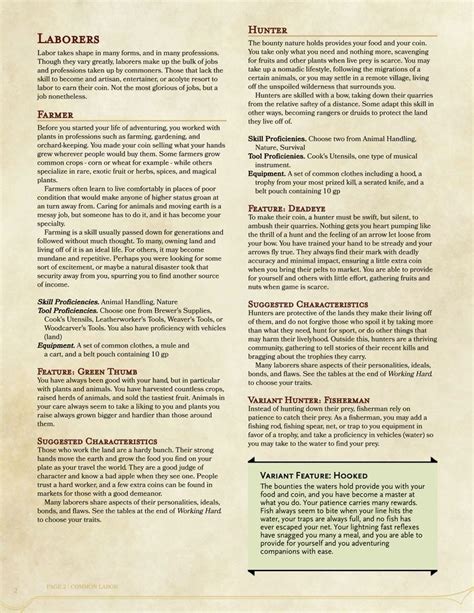 Entertainer Background 5e Dnd Backgrounds Dungeons And Dragons Rules