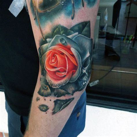 101 Best Rose Tattoos For Men Cool Designs Ideas 2021 Guide