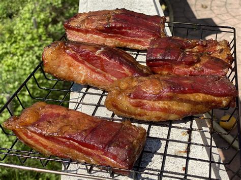 homemade smoked bacon