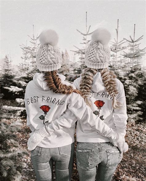 Do you like playing with friends? 2er Set Hamburger Haenger ® Best Friend Hoodie Weiss (mit ...