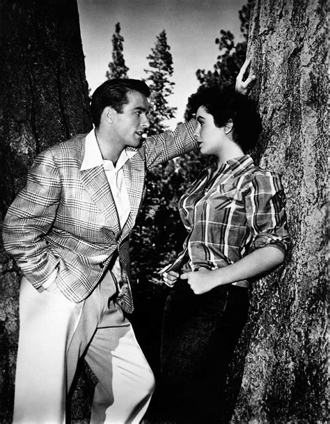 Montgomery Clift And Elizabeth Taylor In A Place In The Sun 1951 R