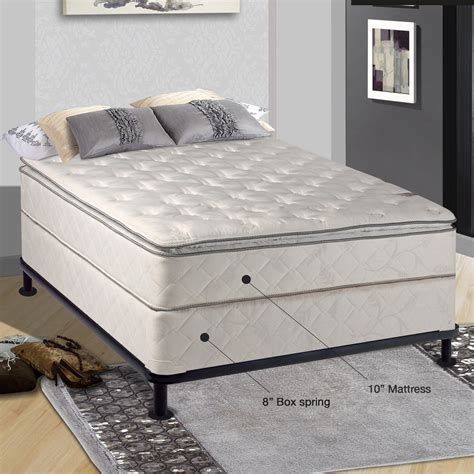 The queen size box spring or split box spring queen pairs with a queen mattress that's offered with a large variety of features. Spinal Solution Orthopedic 10