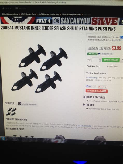 Trunk Pins Help The Mustang Source Ford Mustang Forums