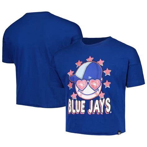 Girls Youth New Era Royal Toronto Blue Jays Team Half Sleeve T Shirt