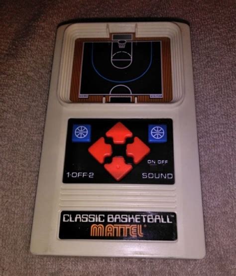 Mattel Electronics Vintage Handheld Classic Basketball Game From 2003