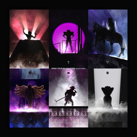 Tour Silhouettes Series Revamped Digital Posters
