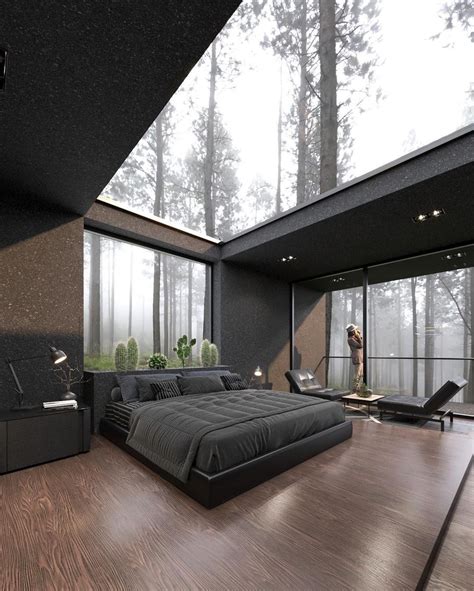 This Contemporary House Glass Ceiling Bedroom Designporn
