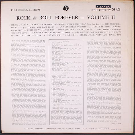 varios rockandroll forever vol 2 atlantic 12 lp 33 rpm ebay