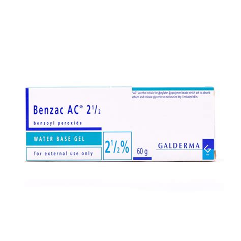 Buy Benzac Ac 2 5 Gel 60g Life Pharmacy
