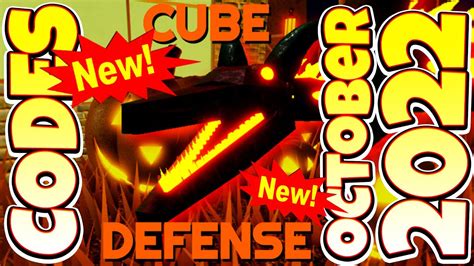 New Codes 🎃cube Defense By Cosmic Development Roblox Game All Secret