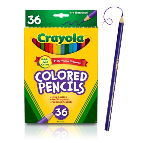 Crayola Colored Pencils Crayons And Washable Markers