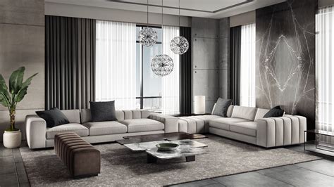Villa Bellavita Modern Living Room Interior Design On Behance