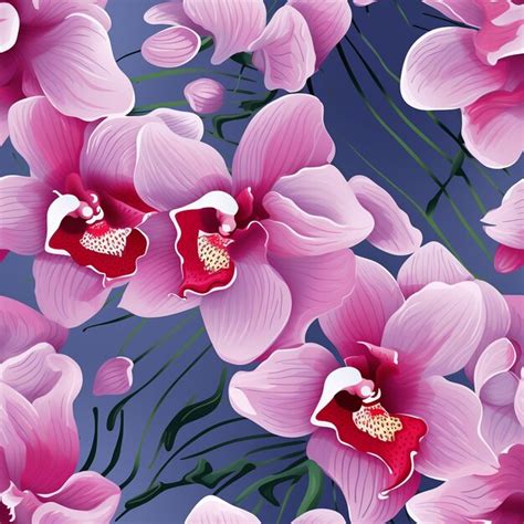 Premium Ai Image Orchid Elegance Floral Art