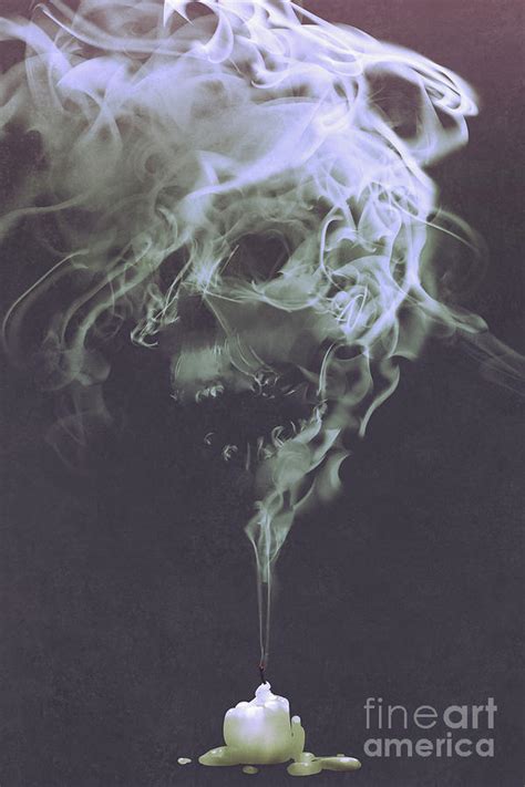 Haunted Smoke Painting By Tithi Luadthong Pixels