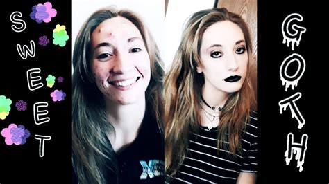 goth makeup i turned my sister goth youtube