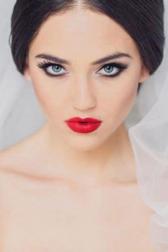 36 Bright Wedding Makeup Ideas For Brunettes Page 9 Of 13 Wedding