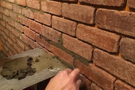 How To Install Antique Thin Brick Veneer Experienced Brick And Stone