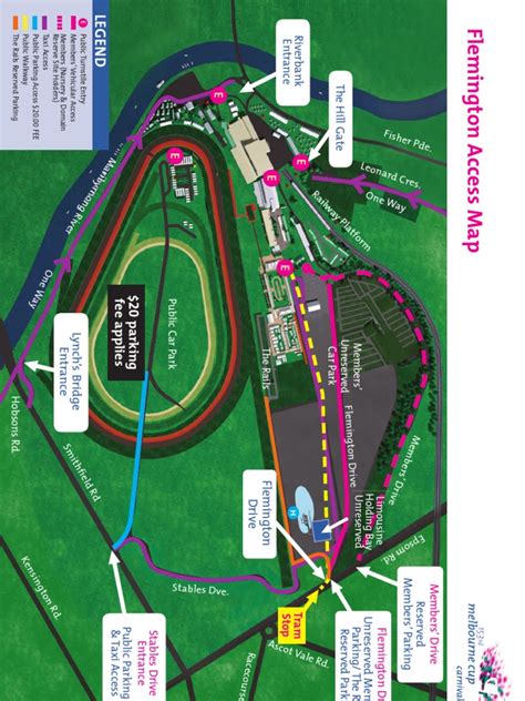 Map Of Flemington Racecourse Map Of New Hampshire