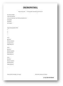 Kein problem, auf die schnelle brauchen sie eine protokollvorlage! Ergebnisprotokoll schreiben: Vorlage, Beispiel, Tipps zum ...