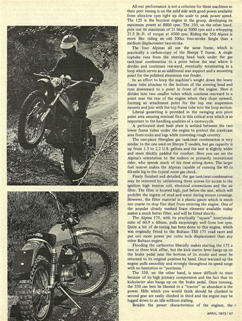 1973 Bultaco Alpina 175