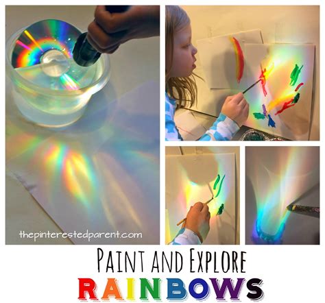Make Explore Paint Rainbows The Pinterested Parent