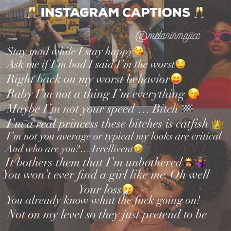 Melanin Account Instagram Captions Instagram Captions Instagram