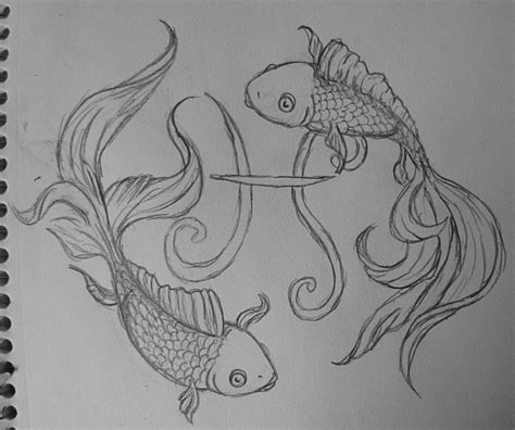 Pisces Sketch By Sarahlorraine On Deviantart