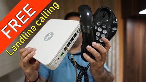 How To Setup Free Landline Calling Services Jiofixedvoice On Your
