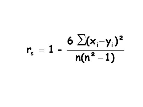 spearman rank correlation coefficient youtube