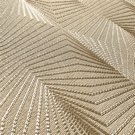 Muriva Geometric Pattern Wallpaper Glitter Motif Textured