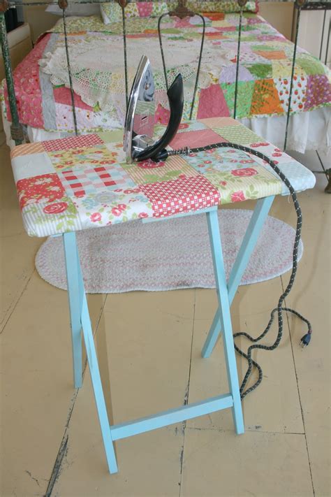 You can line your ironing board cover with many things. THE QUILT BARN: Mini Ironing Table Tutorial