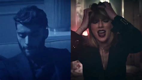 taylor swift previews sexiest i don t wanna live forever clip with lingerie zayn in the rain