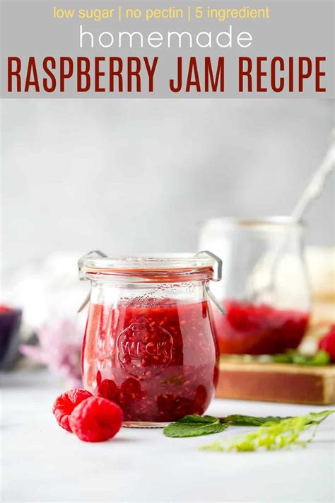 Red Raspberry Jam Recipe With Pectin Raspberry