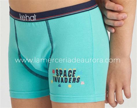 Bóxer Infantil Algodón Space Invaders Pack 2 Uds De Kehat