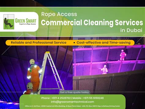 Rope Access Commercial Cleaning Services in Dubai in 2021 | Commercial cleaning, Commercial ...