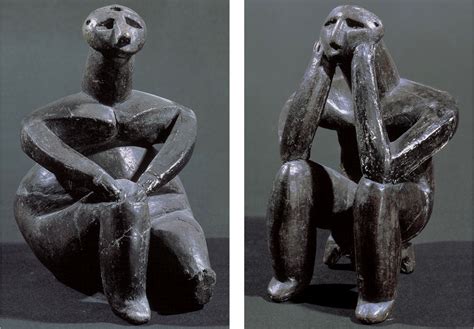 Cernavoda Woman And Man C 4500 BCE Art History Western Art History