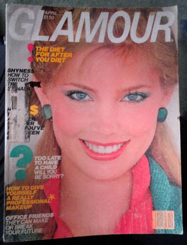 Vtg Glamour Kelly Emberg Gia Carangi Kim Alexis Perfume Ads