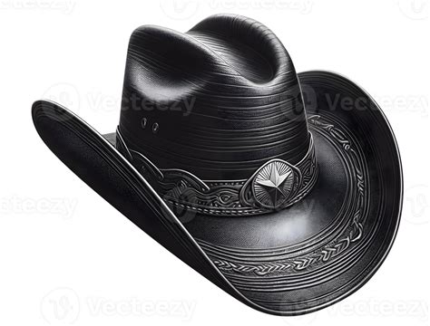 Ai Generated Cowboy Hat Png Black Cowboy Hat Png Black Leather Cowboy