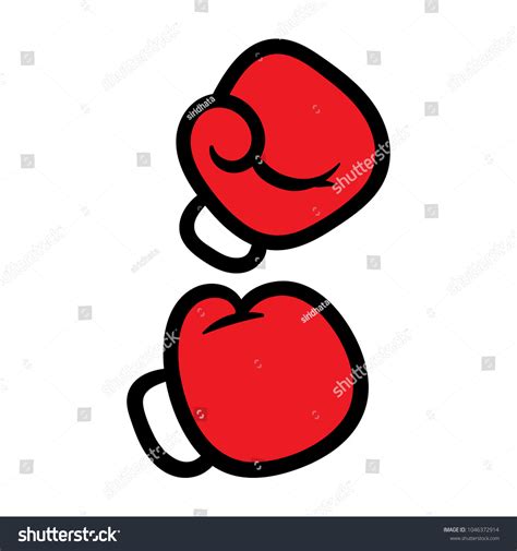 Cartoon Boxing Gloves 库存矢量图（免版税）1046372914 Shutterstock