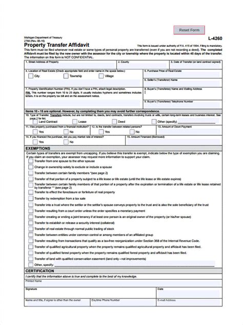 Free 9 Sample Deed Transfer Forms In Ms Word Pdf Exce