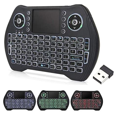 Mini Wireless Keyboard Backlit With Touchpad Mouse Combo And Multimedia