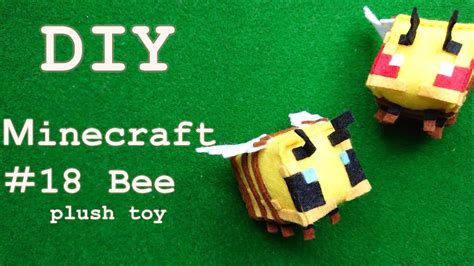 Diy Minecraft Bee How To Make A Plush Toy Youtube